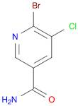 6-bromo-5-chloropyridine-3-carboxamide