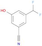 3-(DIFLUOROMETHYL)-5-HYDROXYBENZONITRILE