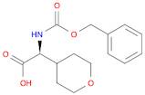 (S)-2-(((Benzyloxy)carbonyl)amino)-2-(tetrahydro-2H-pyran-4-yl)acetic Acid