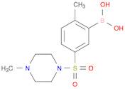 (2-METHYL-5-((4-METHYLPIPERAZIN-1-YL)SULFONYL)PHENYL)BORONIC ACID
