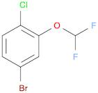 4-BROMO-1-CHLORO-2-(DIFLUOROMETHOXY)BENZENE
