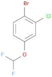 1-BROMO-2-CHLORO-4-(DIFLUOROMETHOXY)BENZENE