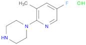 1-(5-FLUORO-3-METHYLPYRIDIN-2-YL)PIPERAZINEHCL