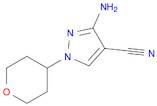 3-AMINO-1-(TETRAHYDRO-2H-PYRAN-4-YL)-1H-PYRAZOLE-4-CARBONITRILE