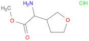 methyl 2-amino-2-tetrahydrofuran-3-yl-acetate;hydrochloride