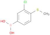 (3-Chloro-4-methylsulfanyl-phenyl)boronicacid
