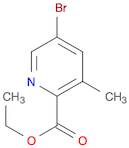 2-Pyridinecarboxylic acid, 5-bromo-3-methyl-, ethyl ester
