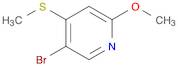 5-BROMO-2-METHOXY-4-(METHYLSULFANYL)PYRIDINE