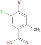 4-Bromo-5-chloro-2-methylbenzoicacid
