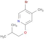 5-Bromo-4-methyl-1-(2-methylpropoxy)pyridine
