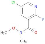 5-Chloro-2-fluoro-N-methoxy-N-methyl-3-pyridinecarboxamide