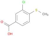 Benzoic acid, 3-chloro-4-(methylthio)-