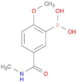 2-Methoxy-5-(methylaminocarbonyl)phenylboronic acid