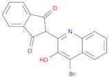 1H-Indene-1,3(2H)-dione, 2-(4-bromo-3-hydroxy-2-quinolinyl)-