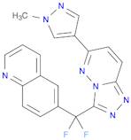 6-[Difluoro[6-(1-methyl-1H-pyrazol-4-yl)-1,2,4-triazolo[4,3-b]pyridazin-3-yl]methyl]quinoline