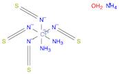 Chromate(1-), diamminetetrakis(thiocyanato-kN)-, ammonium,monohydrate, (OC-6-11)-