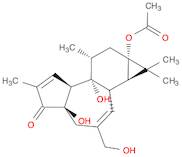 5H-Cyclopropa[3,4]benz[1,2-e]azulen-5-one,9a-(acetyloxy)-1,1a,1b,4,4a,7a,7b,8,9,9a-decahydro-4a,...