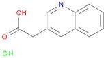 2-(Quinolin-3-yl)acetic acid hydrochloride