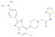 1-piperazineacetamide, 4-[6-chloro-2-[4-(dimethylamino)phenyl]-3H-imidazo[4,5-b]pyridin-7-yl]-N-2-thiazolyl-