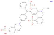 Benzenemethanaminium,N-ethyl-N-[4-[[4-[ethyl[(3-sulfophenyl)methyl]amino]phenyl](2-sulfophenyl)methylene]-2,5-cyclohexadien-1-ylidene]-3-sulfo-, inner salt,diammonium salt