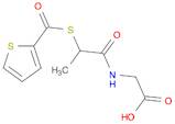 Glycine, N-[1-oxo-2-[(2-thienylcarbonyl)thio]propyl]-