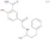 Benzamide, 2-hydroxy-5-[[(1-methyl-3-phenylpropyl)amino]acetyl]-,monohydrochloride