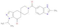 Spiro[5H-indazole-5,4'-piperidin]-7(6H)-one,1,4-dihydro-1'-[(2-methyl-1H-benzimidazol-6-yl)carbonyl]-1-(1-methylethyl)-