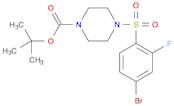 4-(4-Bromo-2-fluorophenylsulfonyl)piperazine-1-carboxylic acid tert-butyl ester