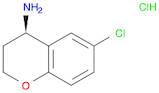 (4R)-6-CHLORO-3,4-DIHYDRO-2H-1-BENZOPYRAN-4-AMINE HYDROCHLORIDE