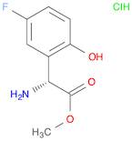 (R)-Methyl 2-amino-2-(5-fluoro-2-hydroxyphenyl)acetate hydrochloride