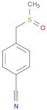 4-((methylsulfinyl)methyl)benzonitrile