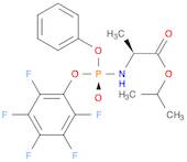 (S)-isopropyl 2-(((R)-(perfluorophenoxy)(phenoxy)phosphoryl)amino)propanoate
