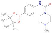 1-Piperazinecarboxamide,4-methyl-N-[4-(4,4,5,5-tetramethyl-1,3,2-dioxaborolan-2-yl)phenyl]-