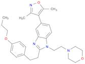 5-(Dimethyl-1,2-oxazol-4-yl)-1-[2-(morpholin-4-yl)ethyl]-2-[2-(4-propoxyphenyl)ethyl]-1H-1,3-benzodiazole