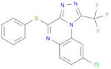 8-chloro-4-phenylsulfanyl-1-(trifluoromethyl)-[1,2,4]triazolo[4,3-a]quinoxaline