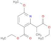 2-Pyridineacetic acid, 3-(ethoxycarbonyl)-6-methoxy-α-methyl-, ethyl ester