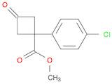 methyl 1-(4-chlorophenyl)-3-oxocyclobutane-1-carboxylate
