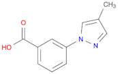 3-(4-methyl-1H-pyrazol-1-yl)benzoic acid