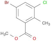 methyl 5-bromo-3-chloro-2-methylbenzoate