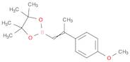 2-[2-(4-methoxyphenyl)prop-1-en-1-yl]-4,4,5,5-tetramethyl-1,3,2-dioxaborolane