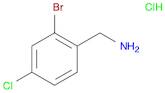 (2-Bromo-4-chlorophenyl)methanamine hydrochloride