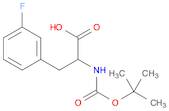 2-[(TERT-BUTOXYCARBONYL)AMINO]-3-(3-FLUOROPHENYL)PROPANOIC ACID
