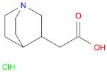 1-Azabicyclo[2.2.2]octane-3-acetic acid, hydrochloride