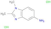 1H-Benzimidazol-5-amine, 1,2-dimethyl-, hydrochloride (1:2)