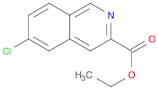 ETHYL 6-CHLOROISOQUINOLINE-3-CARBOXYLATE