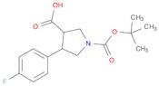 1-Boc-4-(4-fluoro-phenyl)-pyrrolidine-3-carboxylic acid