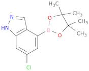 6-chloro-4-(4,4,5,5-tetramethyl-1,3,2-dioxaborolan-2-yl)-1H-indazole