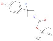 tert-butyl 3-(4-bromophenyl)-3-fluoroazetidine-1-carboxylate