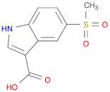 5-methanesulfonyl-1H-indole-3-carboxylic acid
