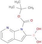 {1-[(tert-butoxy)carbonyl]-1H-pyrrolo[2,3-b]pyridin-2-yl}boronicacid